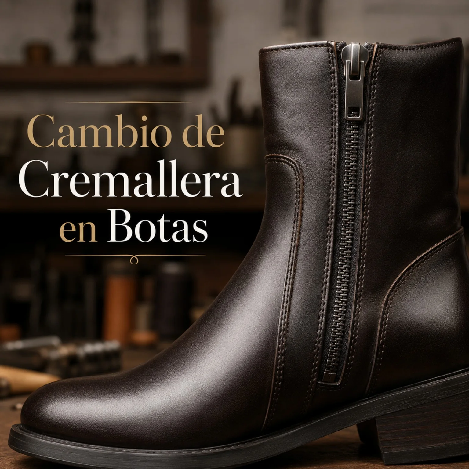 Cambio de cremallera en botas
