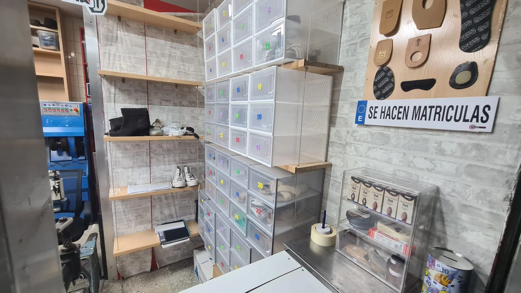 Casilleros de trabajos en San Nicasio
