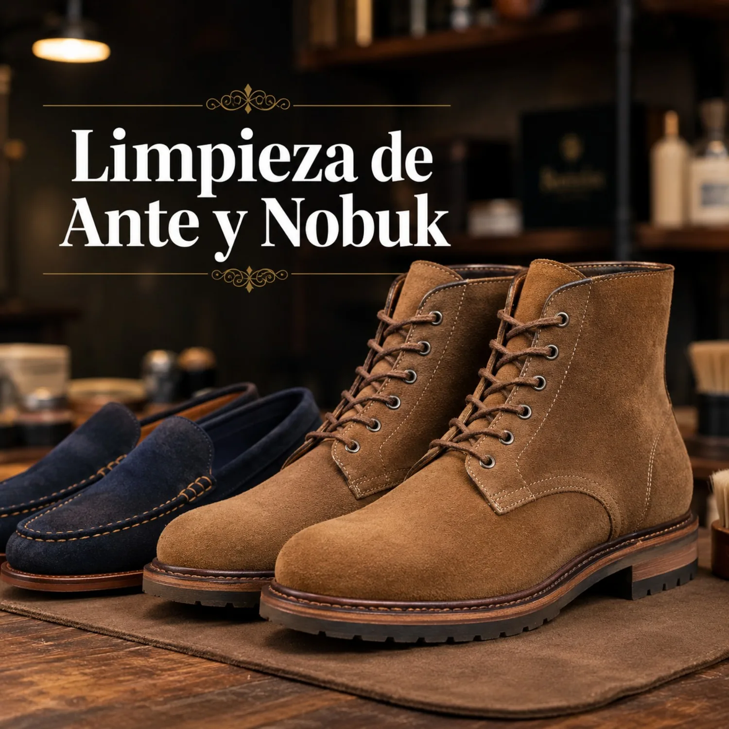 Limpieza de ante y nobuk