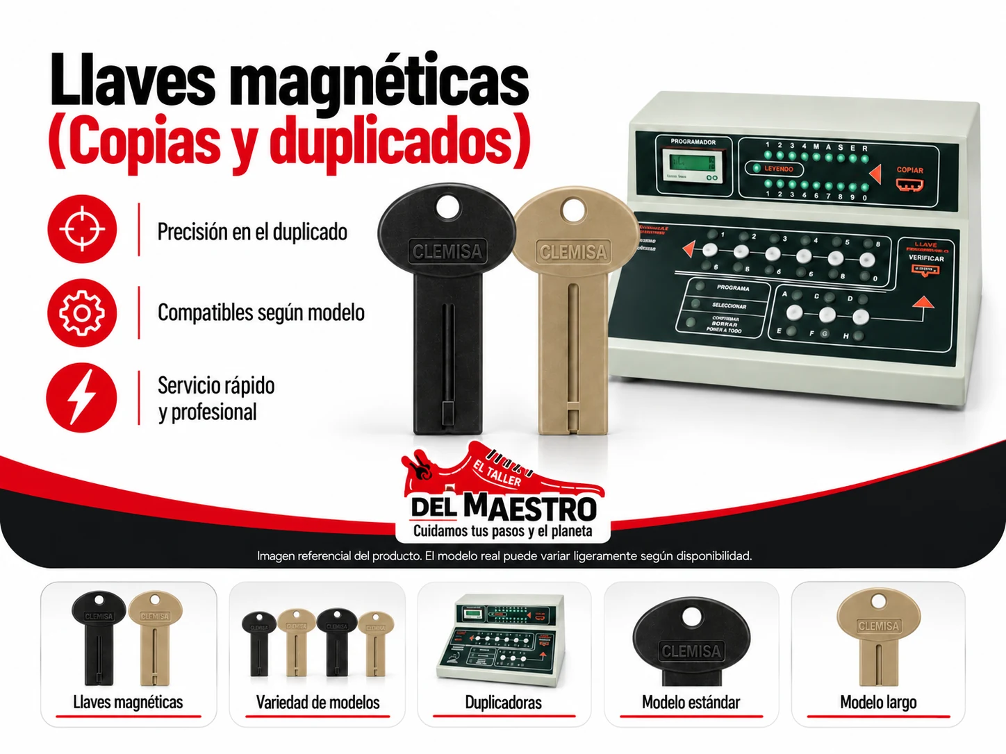 Copias de llaves magnéticas