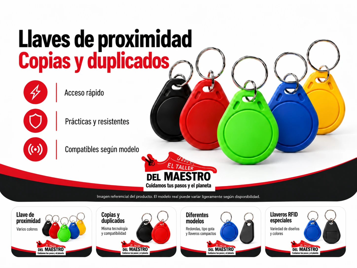 Copias de llaves de proximidad
